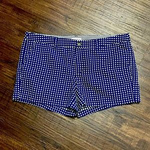 Merona polka dot navy/white shorts